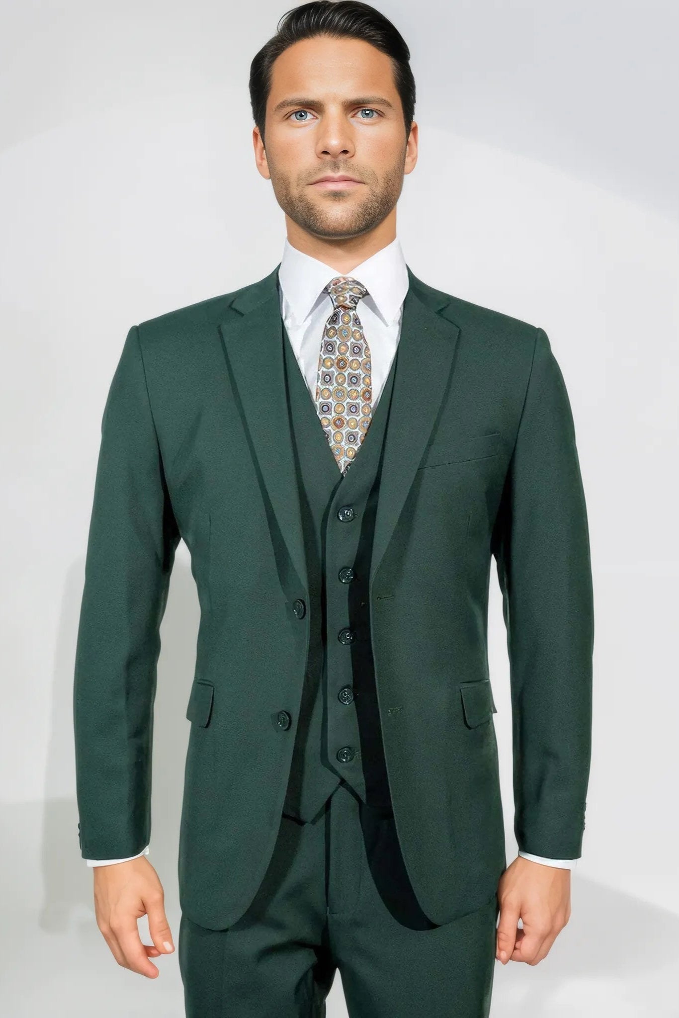 Green Solid Suit