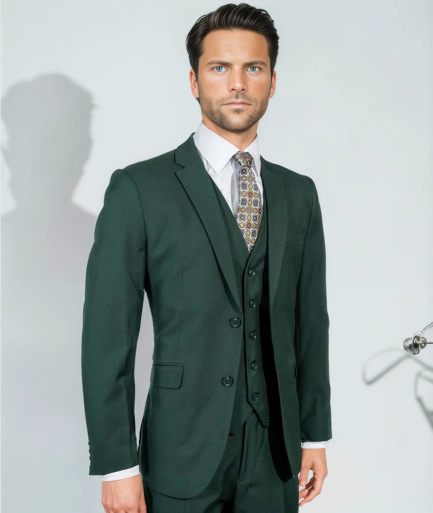 Green Solid Suit