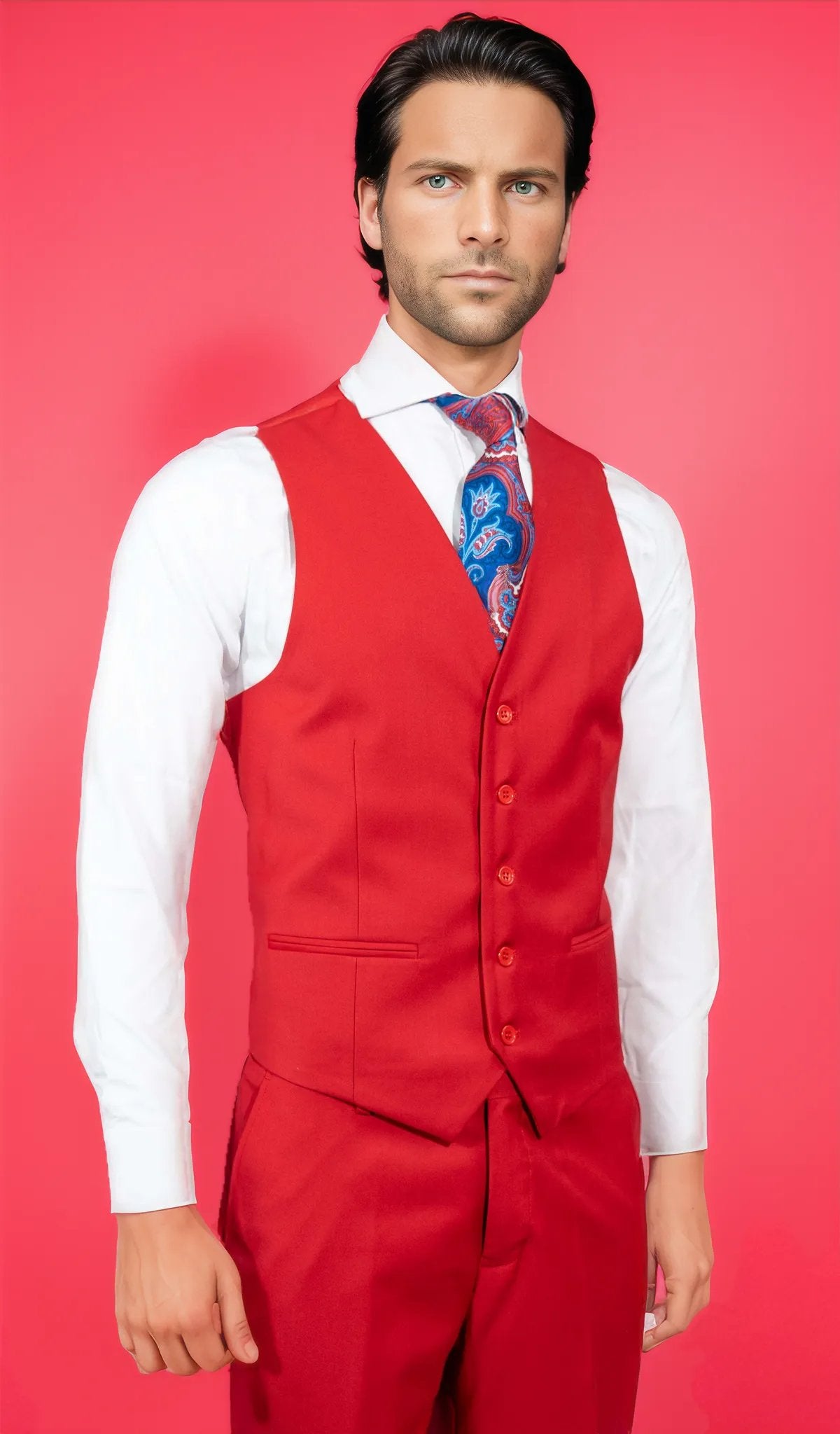 Shark Skin Red Suit