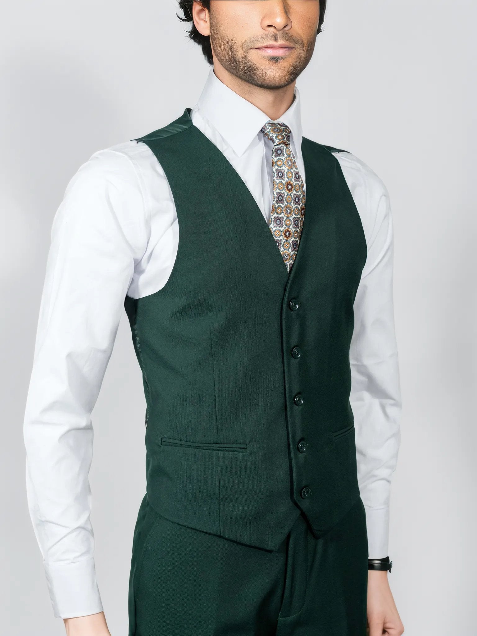 Green Solid Suit