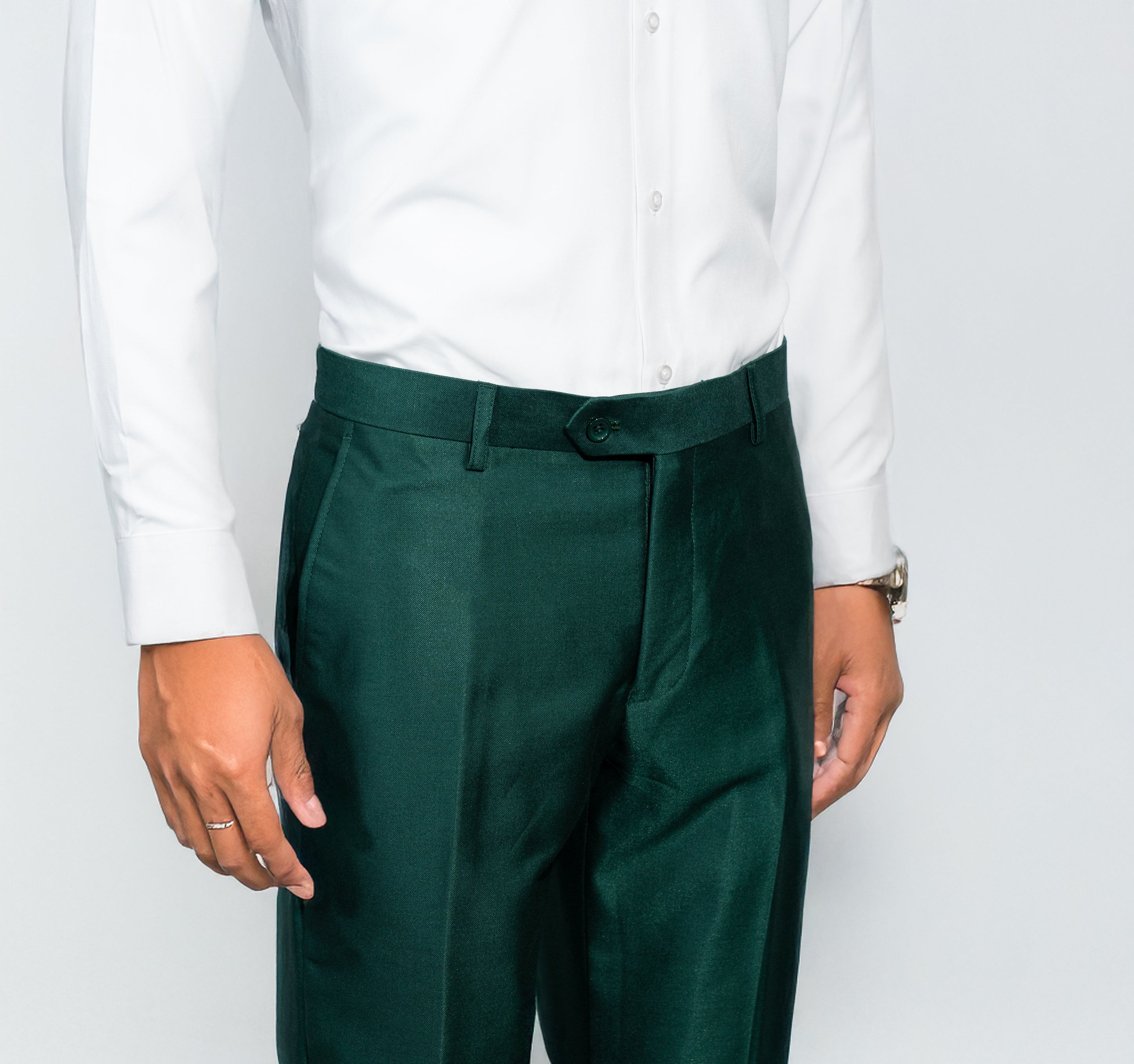 Shark Skin Green Suit