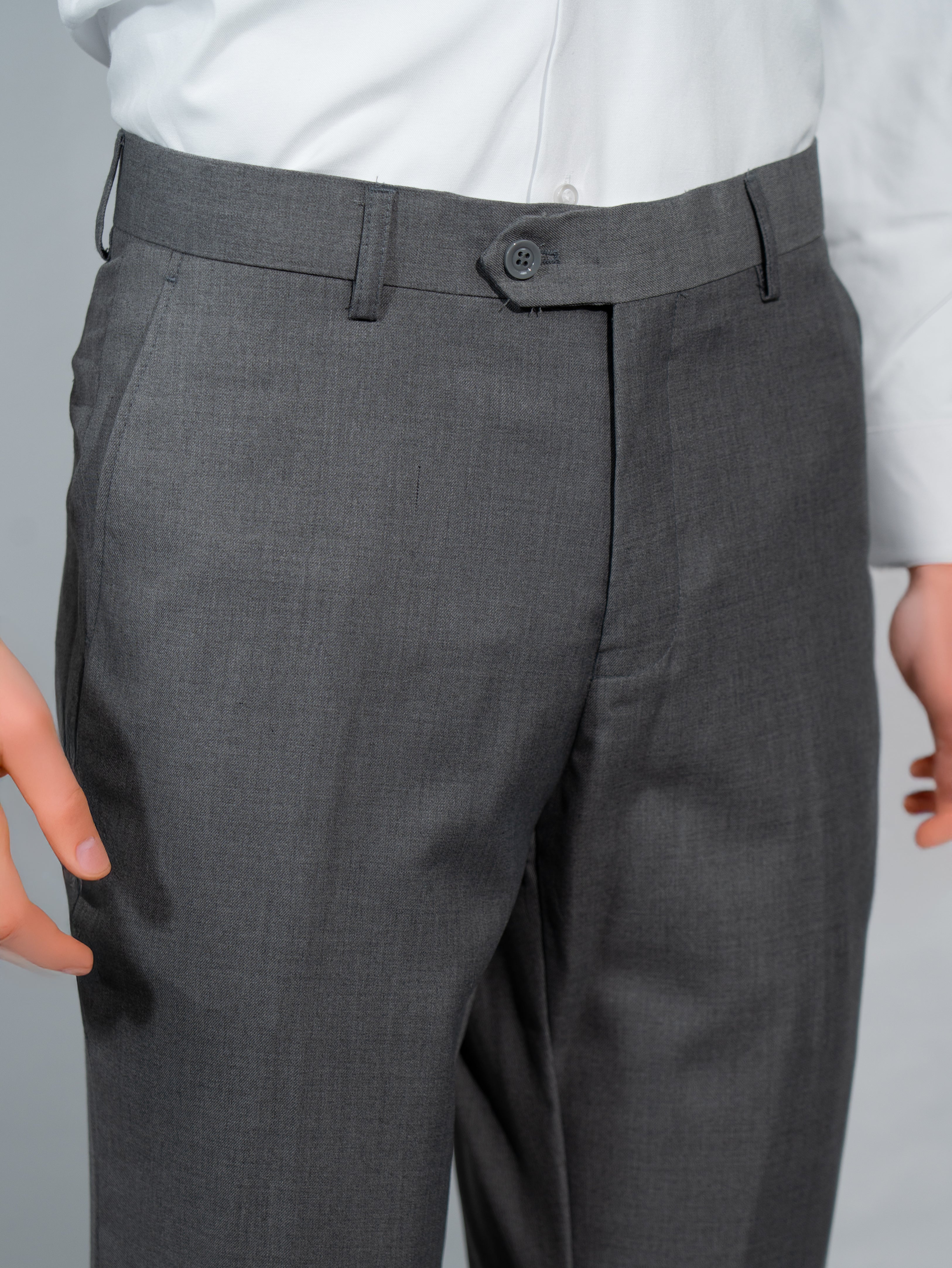 Gray Solid Suit