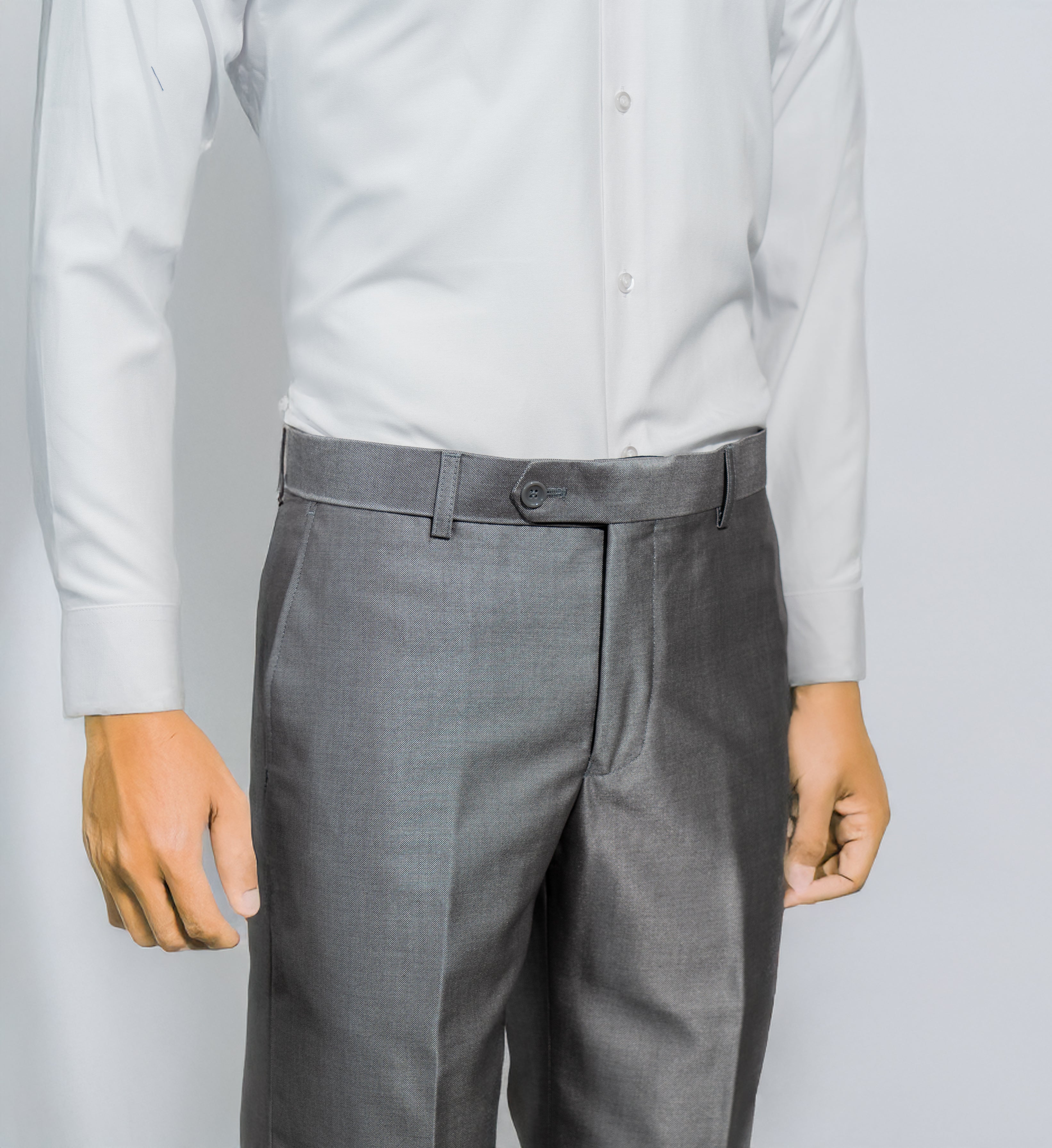 Shark Skin Silver Suit