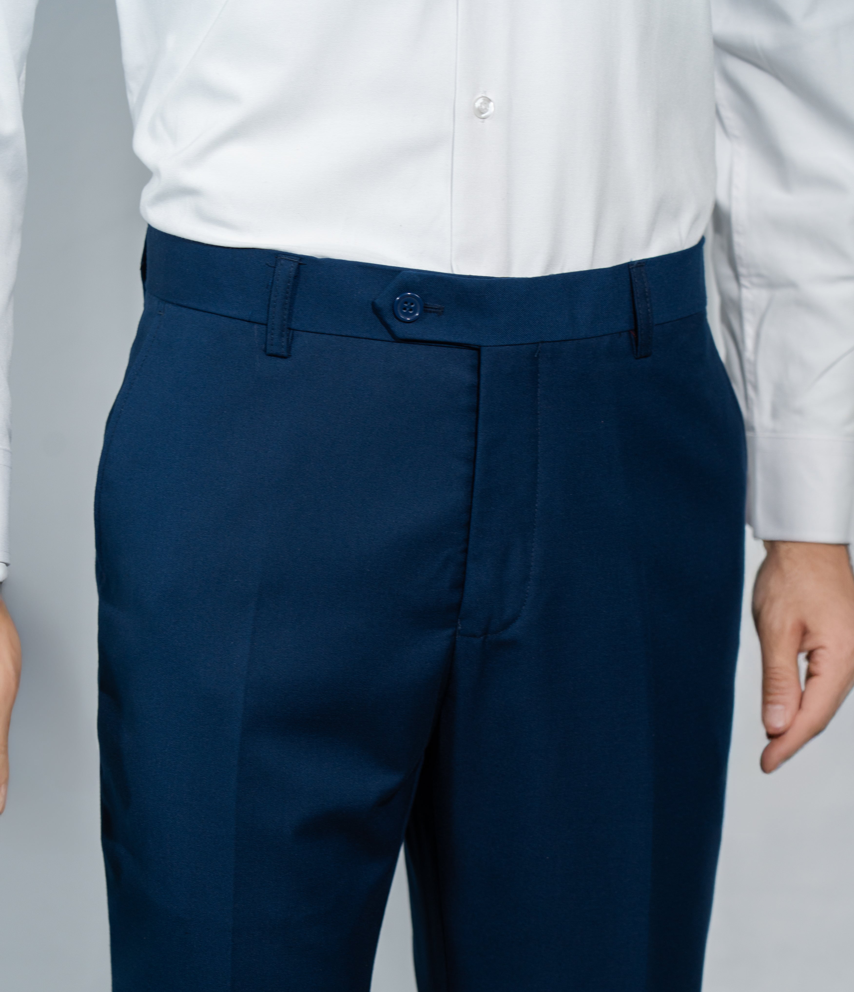 Dark Navy Blue Solid Suit
